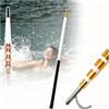 Generic Asta di Salvataggio in Fibra di Vetro, Asta Telescopica Piscina，Gancio for Barca Piscina, Asta di Salvataggio Galleggiante Regolabile for Uso in Piscina E in Acque Interne(White,4M/13.1FT)