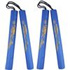 Takingup Nunchucks per Bambini in Schiuma Morbida da 2 Pezzi, Nunchucks da Allenamento Leggeri e sicuri con Imbottitura per Principianti Blu
