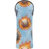 CHIFIGNO Copritesta per mazze da golf per driver in legno ibrido fresco baseball blu in pelle PU con etichette intercambiabili per uomini e donne