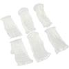 Ycauty 6Pcs Durevole Bianco Nylon Tavolo Da Biliardo Mesh Bag Bottomless per Biliardo Tasca Sostituzione Cinese Inglese Snooker
