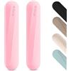 unycos - Set di Pesi Palestra in Casa【2 kg】in Acciaio e Silicone, Coppia di Manubri per Donne e Uomini, Allenamento Fitness, Forza, HIIT, Boxe e Aerobica |22 x 4,8 cm| (Rosa)
