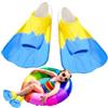 Generico Kids Diving Fins, Silicone Swim Flippers, Snorkeling Gear