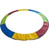 Xoeryoy Cuscinetto di Sicurezza per Trampolino, Copertura a Molla Imbottita, Design ad Anelli Colorati, Adatto a trampolini Rotondi da 10 Piedi