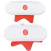 AMONIDA Tavola Girevole per Fitness All'aperto Strumento per Esercizi in Plastica Dal Design Ergonomico per L'allenamento Completo del Corpo 2 unità (ORANGE)