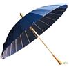 Generic XYNSNDB Ombrello Ombrello da Golf Portatile Antipioggia Manuale Ombrello arcaico Classico Manico in Legno Antivento Bastone infrangibile Ombrelli da Pioggia (Blu : Verde, Dimensioni : 76cm)