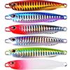 Generic XILILHC 6 Pz/Lotto Maschere di Metallo Esche da Pesca Pesi 50g 60g Affondamento Pesca A Traina Esca Dura Bass Fishing Tackle Trota Jigging Lure Jig Acqua Salata(50G)