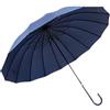 Generic XYNSNDB Ombrello da Golf Ombrello Antivento 16 Ossa Ombrello a Bastone con Impugnatura ergonomica a J Ombrello a Canna Aperta Automatica in Tinta Unita (Blu : Blu)