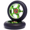Generic Ruote di Ricambio for Scooter da 2 Pezzi da 100 mm con Cuscinetti in Alluminio PU Resistente all'Usura