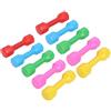 XUMIUZIY Set di Manubri per Bambini da 10 Pezzi, Giocattolo Fitness in Plastica per Bambini per l'educazione Precoce del Gioco tra Genitori e Figli