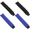 DEEPCRAFF 4 Pezzi Copertura per Impugnatura Racchetta in Microfibra Elasticizzata per Tennis e Badminton, Design Antiscivolo Trazione Migliorata, per Partite e Giornate Piovose All'aperto