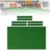 Generic Tavolo da biliardo in feltro 2,4 m con 6 strisce di tessuto pretagliate per club e bar di casa, migliora il tuo gioco sportivo indoor