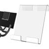 Generic Supporto per tablet da tapis roulant, in acrilico trasparente, supporto regolabile per telefono e tablet, supporto regolabile per allenamento in palestra, supporto stabile per schermo a mani libere