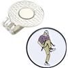 Generic Marcatore magnetico per palline da golf, in metallo, rimovibile, con forte magnete, clip con design robusto, accessori da golf, per uomini, donne, golfisti, mariti, papà, attività all'aperto e viaggi