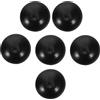 LIFKOME Tappi per Pali di Trampolino in Gomma Nera, Coperture Resistenti per Tubi 6 Pezzi Ricambi per Trampolino Finitura Accurata, Protezione Sicura per Uso Esterno