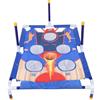 TYTOGE Set Cornhole, Gioco di Lancio Sicuro Stampato Trasparente Interazione Genitori Bambini Coordinazione Occhio-mano Educativo Gioco di Lancio con Anelli di per Interni (NO.7888-4)