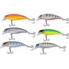 Arythia Kit 6 Pezzi Esche Topwater, 40 g Esche Artificiali Minnow Pesca, Swimbait Realistica per Spigola, Esche da Pesca con Ami in Acciaio Inox