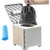 Generisch Vasino Portatile Portatile Pieghevole Capacità 70kg Antiperdita