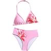 Generico Costume Bikini,da Bagno per Ragazze Bikini A Due Pezzi con Stampa Floreale Ideale per Preadolescenti E Adolescenti Perfetto per L'Estate La Spiaggia E Le Feste in Piscina