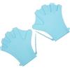 SHERCHPRY Guanti da Nuoto Blu in Silicone Regolabili Resistenti e Protettivi 1 Paio per Attività Acquatiche e Body Surfing per Mani