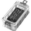 Generisch Valigetta portaoggetti per attrezzatura da pesca, organizer da pesca, organizer per trasporto compatto, forte chiusura magnetica, porta attrezzi, accessori per barche e garage per la gestione