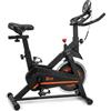 InTheMarket Active Bike 500 Home Cyclette con volano da 4 kg - Ciclo interno liscio e silenzioso con monitor LCD - Design compatto con ruote di trasporto - ideale per principianti e allenamento cardio