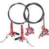NHABXGDS Bici da Strada con Barra Piatta per Passaggio Cavi Interno con Pinza Freno a Due pistoncini CNC a Montaggio Piatto con Freno a Disco Idraulico(Fit for Ivar Black)