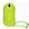 Falafoty Boa da nuoto per esterni, 40 x 20 cm, boa gonfiabile ad alta visibilità, per nuoto in acque libere, sport, snorkeling, kayaker, triatleti, accessori per allenamento (verde)
