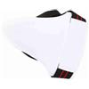 Omquot Protezioni Croce Assorbenti Uomo per Taekwondo, Boxe, Karate - Realizzata in PU - Bianco - Disponibile in Taglia S-XL - Ideale per Altezza 110 cm - 190 cm (L)