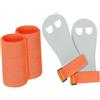 Wenoup Impugnature per Ginnastica per Bambini con Supporto per Il Polso per L'allenamento alla Sbarra, Orange S