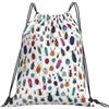 Generic Zaino con Coulisse Insect 02 Sacca da Palestra Leggero Borsa con Coulisse Grande capacità Drawstring Backpack per Scuola Unisex Spiaggia