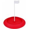 GMBYLBY Tazza da Golf e Bandiere in Gomma Morbida per esercitarsi Coppa da Golf Putter Green Attrezzi per Allenamento Fori per Esercizi Facili da Usare con Bandiere
