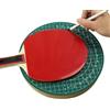 Generico Tavolo da Taglio per Copertura Pong - Tavolo Girevole Antiscivolo in PVC 22 cm | Supporto Professionale per il Taglio della | Strumento per la manutenzione della racchetta da pong per