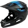 MEETYOO Casco VTT Integrale Trasformabile Semi Bici/Monopattino Elettrico Uomo/Donna Mentoniera Rimovibile Regolazione Rotella & Fibbia Trapezia Traspirante,Leggero