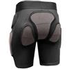 Hellery Pantaloncini Protettivi Invernali Ammortizzante Paraculi Invernali Antiurto Pantaloncini con Imbottitura EVA per Snowboarder , XL