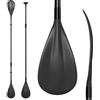 Awstrokine Pagaia 2 in 1, adatta per paddleboard e kayak, lunghezza regolabile da 175 a 210 centimetri, leggera e resistente, costruzione in fibra di carbonio e nylon