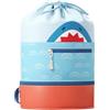 Generic Zaino da nuoto per bambini, organizer da viaggio impermeabile, attrezzatura da piscina con strato robusto, borsa asciutta bagnata con texture raffinata, 13 x 33 x 39 cm, categoria scarpe con coulisse
