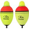 PATIKIL Illuminato Bobber 2.8oz 3.5oz Eva Giallo per Pesca Notturna | per Pesca Sportiva, Trasparente