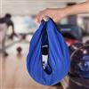 Riuulity Portapalle da Bowling Portatile, Custodia per Pulizia Resistente per un Trasporto Sicuro, Perfetta per gli Appassionati di Sport, Disponibile in/blu/grigio, Ca.50 X 23 Cm (BLACK)