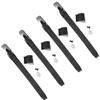 DEEPCRAFF Set da 4 Cinghia per Pattini a Rotelle Regolabile in PVC+TPR con Design Leggero e Set di Viti, Accessorio per Scarpe da Roller Skate Uomo e Donna