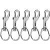 Stylebest Clip a molla da 100 mm, ganci resistenti a doppia estremità, per attività all'aperto, in acciaio inox, confezione da 4
