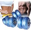 DEIRIS Set di Manubri Pesi Acqua 2~25 kg, 2in1 Regolabili Manubri Acqua, Manubri da Viaggio, Manubri Palestra Portatili Per Bodybuilding Fitness Sollevamento