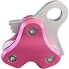 QLECXZI Dispenser per Corda Subacquea Puleggia per Immersioni subacquee in Lega di Alluminio compatta Fornitura per ad efficienza Accessori per Immersioni ad, Rosa, 9x11.5 cm