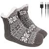 Generico Winter Heating Socks Waterproof Fleece Lining USB Powered