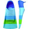 PEIHUODAN Pinne da Nuoto Corte in Silicone per Bambini e Adulti - Pinne Allenamento per Stile Libero, Piscina e Snorkeling (Colore 2,Media)