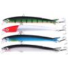 MAGICLULU Esche da Pesca Artificiali Leggere e Portatili in Plastica 4 Pezzi per Pesca All'aperto Esca Imitazione Colorata per Spinning e Mare Colore Casuale