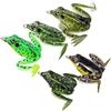 GMBYLBY Esche per Esche per Topwater con Gancio Esche Crankbait Esche Artificiali per la Pesca in Acqua salata Esche da Pesca in Gomma siliconica