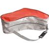 ZMdooreasy Borsa leggera per pattini da ghiaccio con divisori interni strutturati per pattini e attrezzatura di sicurezza, tessuto e funzionamento con cerniera liscia (rosso)