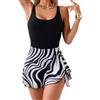 ZWWAAZHF Costume da bagno Costume da bagno con stampa floreale Costumi da bagno da donna 1 Costume da bagno femminile Abito da bagno per costumi da bagno femminili con stampa floreale