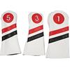 Omquot Set completo di custodie per mazze da golf di alta qualità. Pratico design elastico per una facile protezione per gli amanti del golf (bianco)