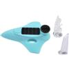 Wenoup Luci per Casco Ricaricabili, Lampada di Segnalazione a LED, Luce di Avvertimento Impermeabile E Regolabile, Materiale PP, Adatte per Corsa, Ciclismo, Blu